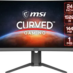 MSI Optix 60.45 cm (23.8 inch) Curved Full HD VA Panel Gaming Monitor (Optix G24C6P)-1