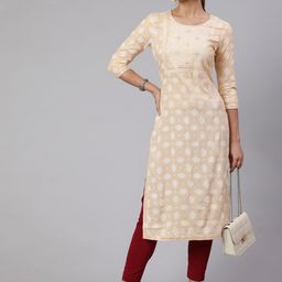 STYLE ANGEL Floral Embroidered Straight Kurta-image-89