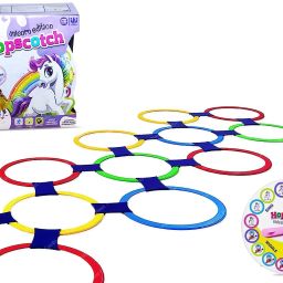 Twister Hopscotch Active Indoor Play with Rings Game for Kids Hopscotch Game-14