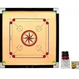 Wooden Brown Carrom 40 cm Carrom Board-picture-15