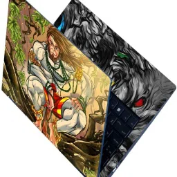Flipkart SmartBuy Full Body Laptop Skin Sticker - Lord Hanuman Sitting Self Adhesive Vinyl Laptop Decal 15.6-image-18