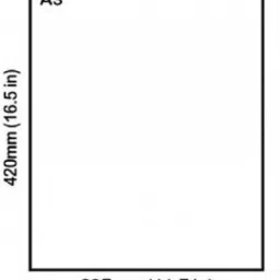 premium quality A3 CARTRIDGE PAPER 50 SHEETS UNRULED A3 140 gsm A3 Paper image 2