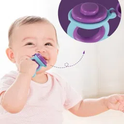 vadhavan Bunny Silicone Food/Fruit Nibbler with Extra Mesh, Soft Pacifier Soother image 2