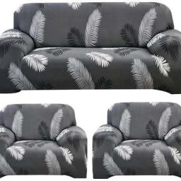 Polyester Floral 3+1+1 Seater Sofa Cover-picture-21