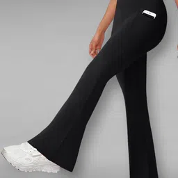 IMPERATIVE Women Crossover Belt High-Rise Dry-Fit Ankle-Length Gym Tights-image-63