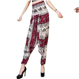 narnari Printed Rayon Women Harem Pants-picture-32