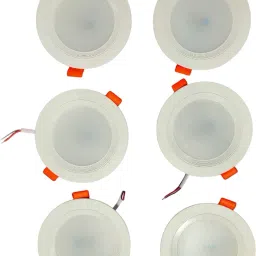 Ceiling light 10Watts round Led Panel Conceal Down Pack of 6 White Ceiling Light Ceiling Lamp-image-67