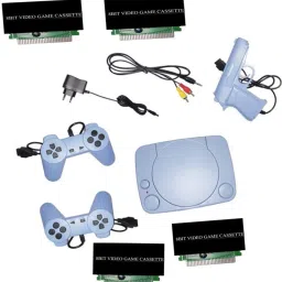 VK MART Contra 4 cassette 8bit TV Classic video game console with in-built MORE games NA GB with 30 to 40 games in built ,with 1 cassette-20