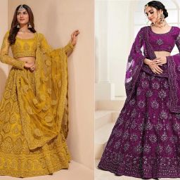 Embellished Semi Stitched Lehenga Choli-image-7