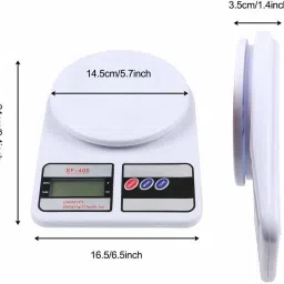 GeTrex Electronic Digital Kitchen Weighing Scale SF400 Weighing Scale (White) Weighing Scale image 5