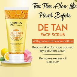 Globus naturals De Tan Face Scrub & Face Pack Beauty Gift Set-29