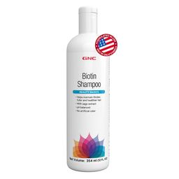 GNC Biotin Shampoo, 354 ml for All Hair Types-image-5