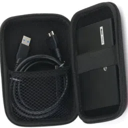 Techvik HDD 2.5 inch Inch 2.5" Protective Carrying Cover Bag Pouch For Laptop Desktop Pc External Hard Disk Drive-23
