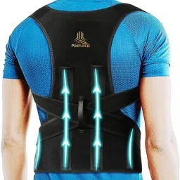 Back Pain Belt for Men and Women (FREE SIZE) Posture Corrector-image-50