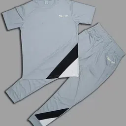 chrome & coral Colorblock Men Track Suit-picture-24