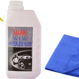 1 NO. * 1000 ml of Waterless Wash Shampoo, 1 no. Microfibre Cloth, 1 no. Empty Spray Bottle Combo-23