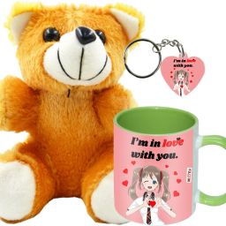 Mug, Soft Toy, Keychain Gift Set-23