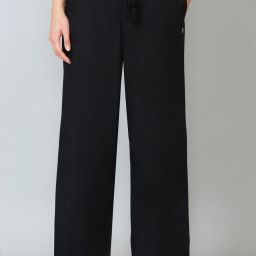 Smocked Waistband And Functional Pocket Women Pyjama-image-4