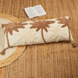 White Cotton Bohemian tufted 70x60 Inches Throw by Jutie Pie-picture-25