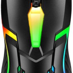 Dezful D3 RGB lighting wired mouse wired desktop laptop Wired Ambidextrous Optical Mouse-image-18