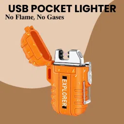 Explorer USB (Cigaratte Lighter)Windproof Flameless ARC Rechargeable LighterY468 Explorer USB (Cigaratte Lighter)Windproof Flameless ARC Rechargeable LighterY468 Pocket Lighter-image-90