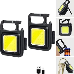 TECHGEAR Small Flashlight,800 Lumens Rechargeable Keychain Mini Flashlight Straight Flash Bracket-15