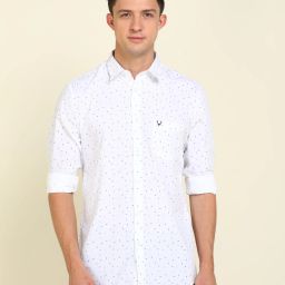 Men Slim Fit Printed Spread Collar Casual Shirt-image-33