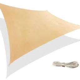 house of common SHADE NET SQUARE 10 FEET X 10 FEET Tent - For UV RESISTANT 90% BLOCK SUNLIGHT NET FOR ROOFTOP , GARDEN, BALCONY 4 SIDE CLIP image 2