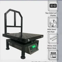 monet 200 kg MS/IRON Portable Weighing Machine with duel Display Weighing Scale image 5