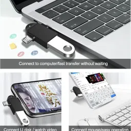 KAELAN USB Type C, Micro USB OTG Adapter image 5