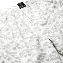 Urban Scottish Men's Pyjama - Regular Fit, 100% Cotton, Printed, Mid-Rise, Grey Men Pyjama-picture-10
