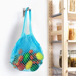 Cotton Mesh Reusable Bags | Multipurpose Storage Organiser Bag-image-28