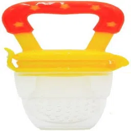 Baby fruit Feeder/BPA Free/Food Feeder/Silicone Food Nibbler(Yellow) Soother-24