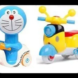 new_2 Pcs Combo Set 1Doraemon Scooter+1Mini Scooter(2 PCS)FOR BOY GIRL KIDS-image-76