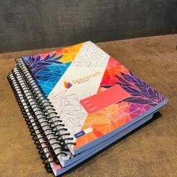 Handmade A4 Notebook Single Rule 140 Pages-0