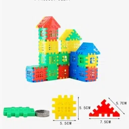 jwaline Learning House Building Blocks, Educational Sweet Home Building Blocks image 4