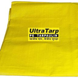 Tent ( 18 ft x 24 ft) - 150 GSM YELLOW Tent - For Suitable for Medium Duty, Waterproof Tarpaulin, 100 % Pure Virgin UV Treated.-41