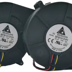 Electronic Spices Delta 9733 DC 12V 1.20A,1.80A Turbine Warm Air Grill Exhaust Silent Cooling Fan Cooler-24