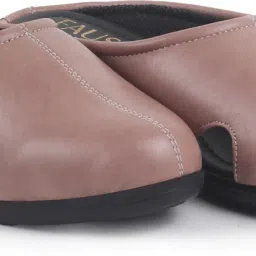 Back Open Flatform Formal Slip On Mules Clogs|All Day Comfort|Office Shoes Slip On For Women-picture-9