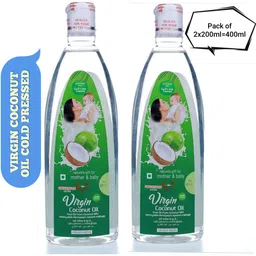 greennut Extra Virgin Coconut Oil Cold Pressed Pack of 2X200ML Hair Oil-picture-48
