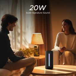 boAt Stone SpinX Pro with 8 HRS Playtime,RGB LEDs, TWS Mode, Signature Sound 20 W Bluetooth Speaker image 2
