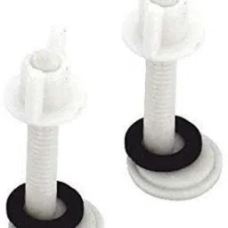 Plastic Toilet Seat Cover Hinges Type Round Long Clamp (EC-75MM-BOLT) Custom Fit Toilet Seat Lid Lock-image-9