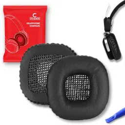 Crysendo Memory Foam & Protein Leather Cushions Compatible with Boat Rockerz 600 Cushion Over The Ear Headphone Cushion-image-15