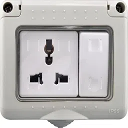 Kesig Water Proof Plastic Box with Switch and Socket Use in roof top-14