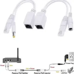 SVDK Power Over Ethernet PoE Injector Splitter Adapter PoE Cables Lan Adapter image 3