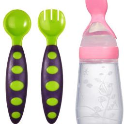 BABY SILICON SPOON,AND SPOON BOTTEL 125ML - SILICONE-image-28