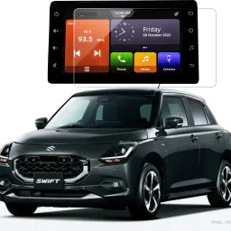 DORADO SHIELD Impossible Screen Guard for Maruti Suzuki Swift 2024 (7 inch ) Car Accessories Navigation or Music Touch Screen Guard - Clear-12