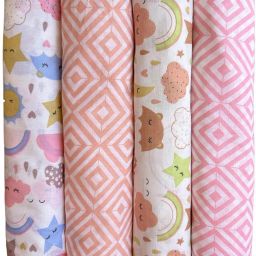 Printed Crib Swaddling Baby Blanket forAC Room-image-53