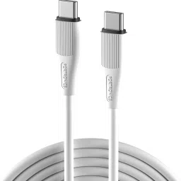 Portronics Type C 3 A 1 m Silklink 3A Type C to Type C Fast charging Cable for Type C Devices, Premium Silicon Cable-14