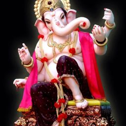 Model No - 1117 Ganesh Ji Wallpaper ( 12x15 size ) Photographic Paper-image-2